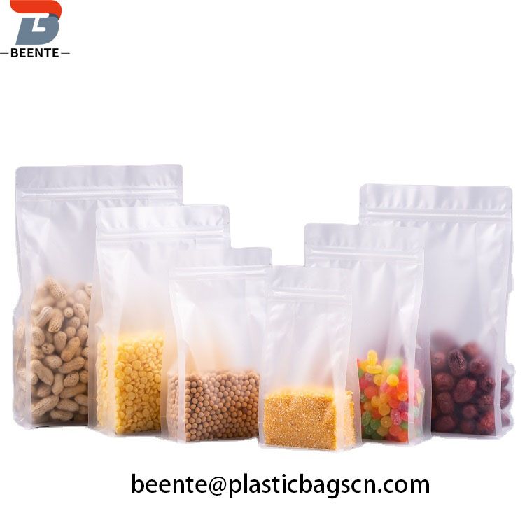 100% Food Grade Transparan Snacks Packaging Pouch