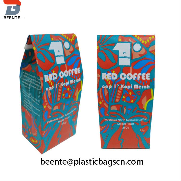 Food Packaging Side Gusset Bag Kopi Bean Packaging Bags