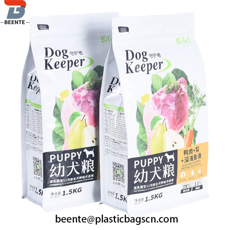 Printed Plastik Pet Food Packaging Bag