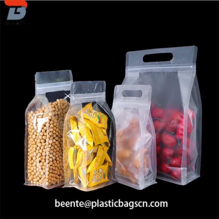 Ziplock Sisi Gusset Clear Snack Packaging Bag